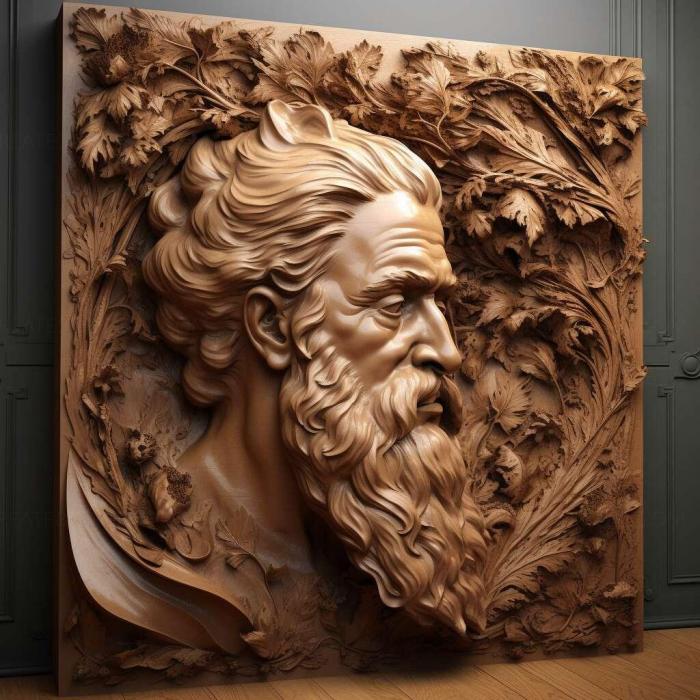 نموذج ثلاثي الأبعاد لآلة CNC 3D Art 